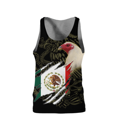 Personalized Mexican Rooster 3D Printed Unisex Shirt