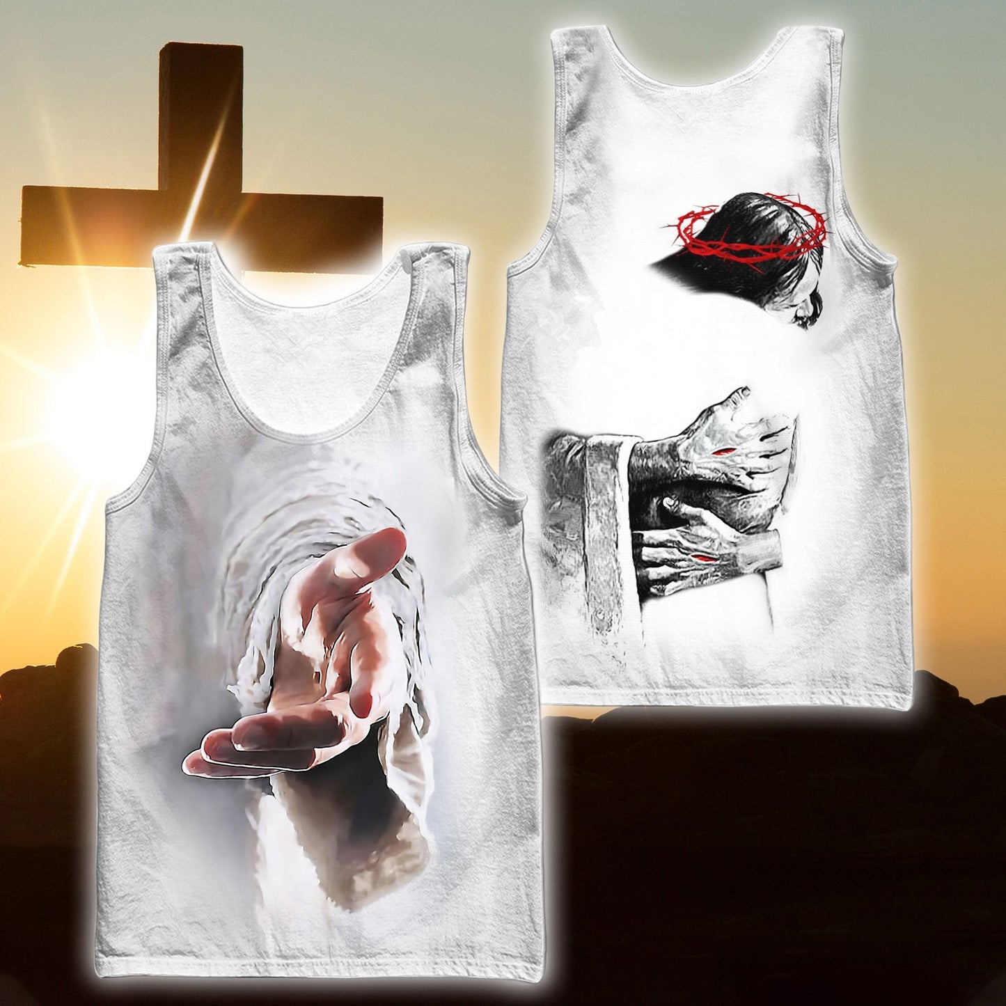 Jesus 3D All Over Printed Shirts