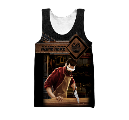 Personalized Name Carpenter 3D All Over Printed Unisex Shirts Ver 4