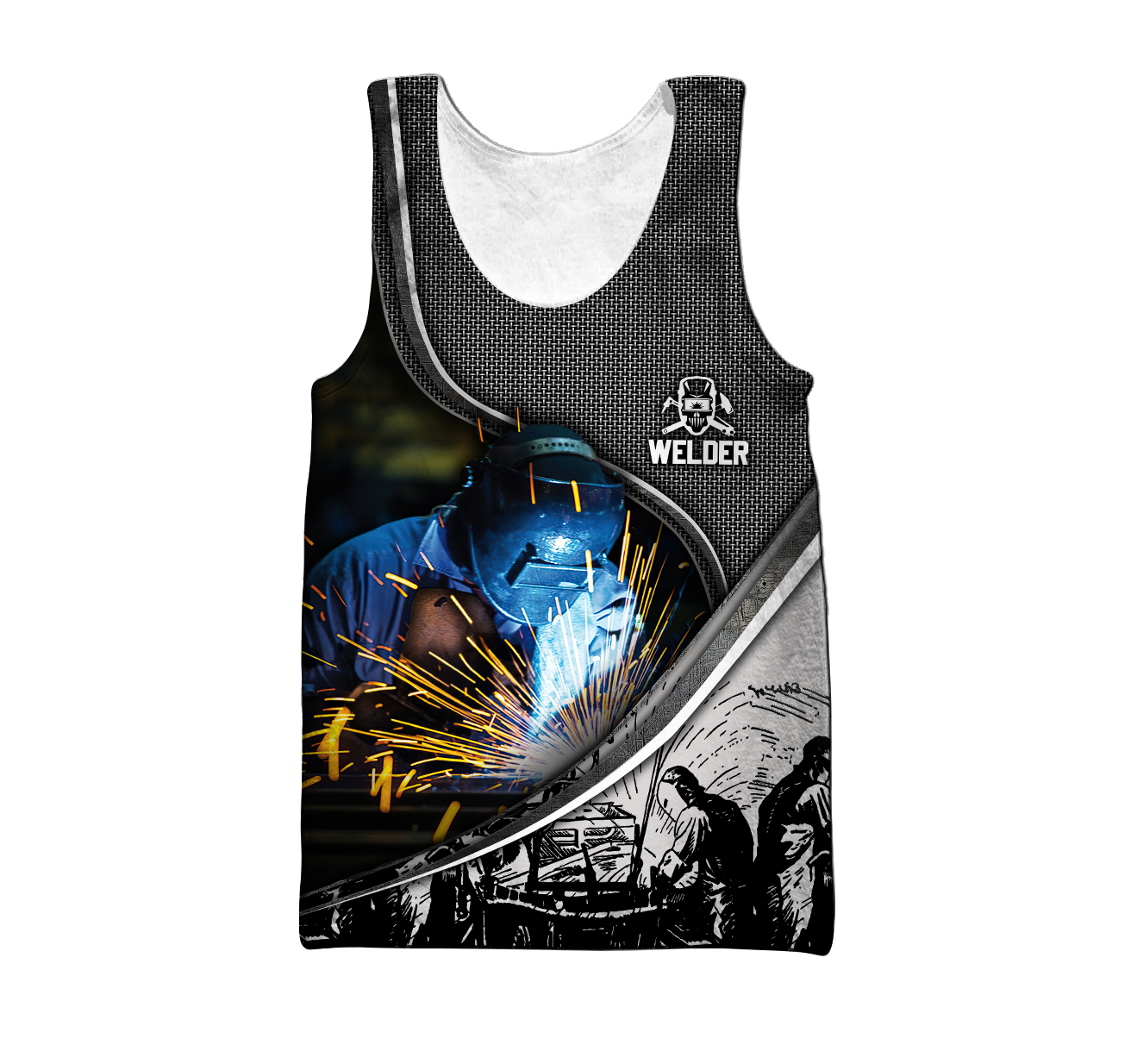 Premium Welder All Over Printed Shirts For Men And Women MEI