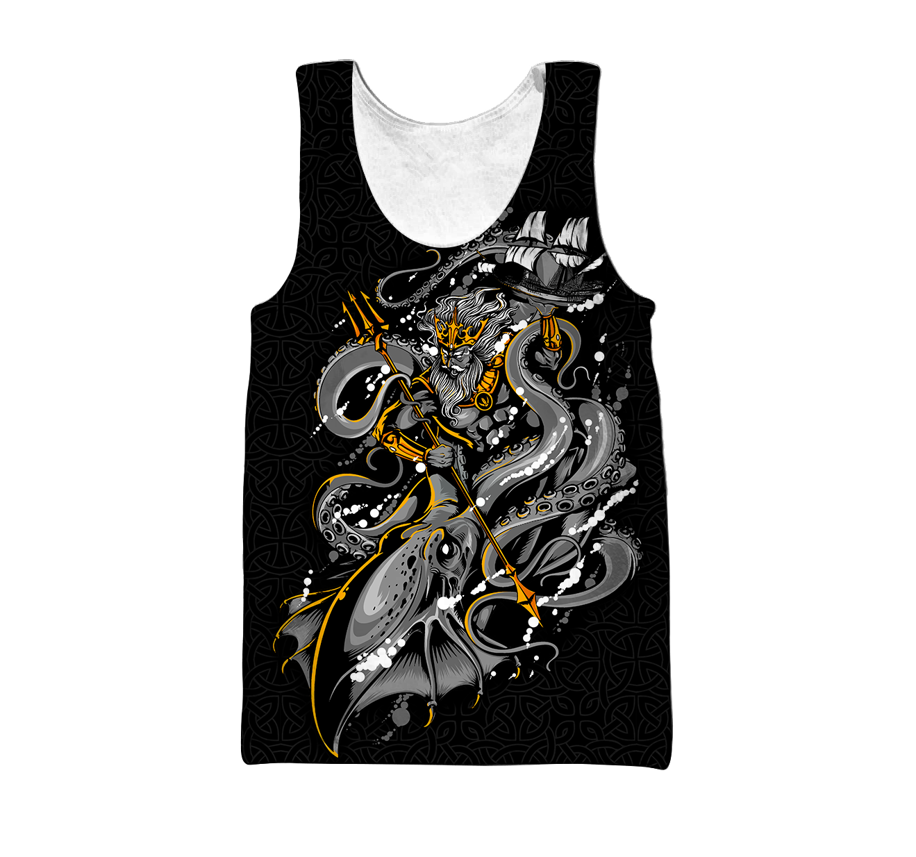 Premium Unisex Hoodie Kraken Octopus And Poseidon ML SN20022101
