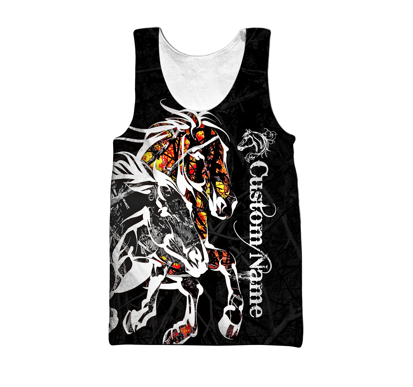 Customize Name Horse 3D All Over Printed Shirts For Men and Women
