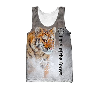 Customize Name Tiger 3D All Over Printed Shirts