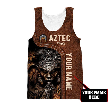Personalized Name Aztec Pride 3D All Over Printed Unisex Hoodie