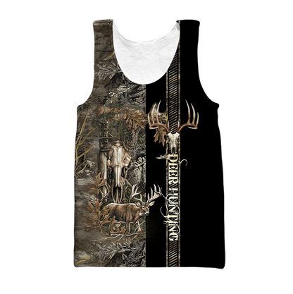 Premium Deer Hunting for Hunter Camo 3D Printed Unisex Shirts
