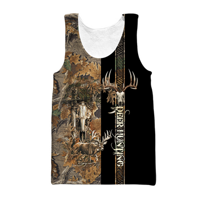 Premium Deer Hunting for Hunter Brown Camo 3D Printed Unisex Shirts
