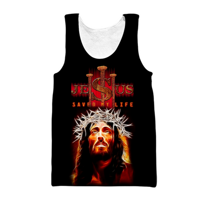 God Saved my Life - Christian - 3D All Over Printed Style for Men and Women