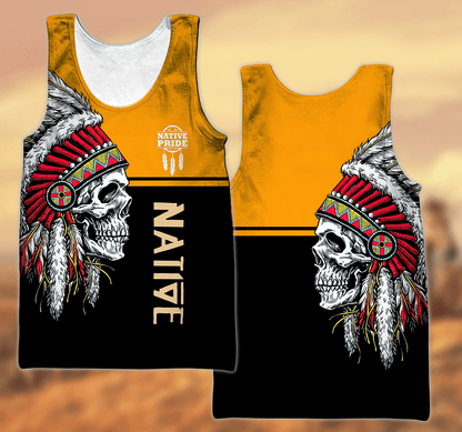 Native American3D All Over Printed Unisex Shirts