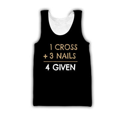1Cross 3Nails 4Given - T-Shirt Style for Men and Women