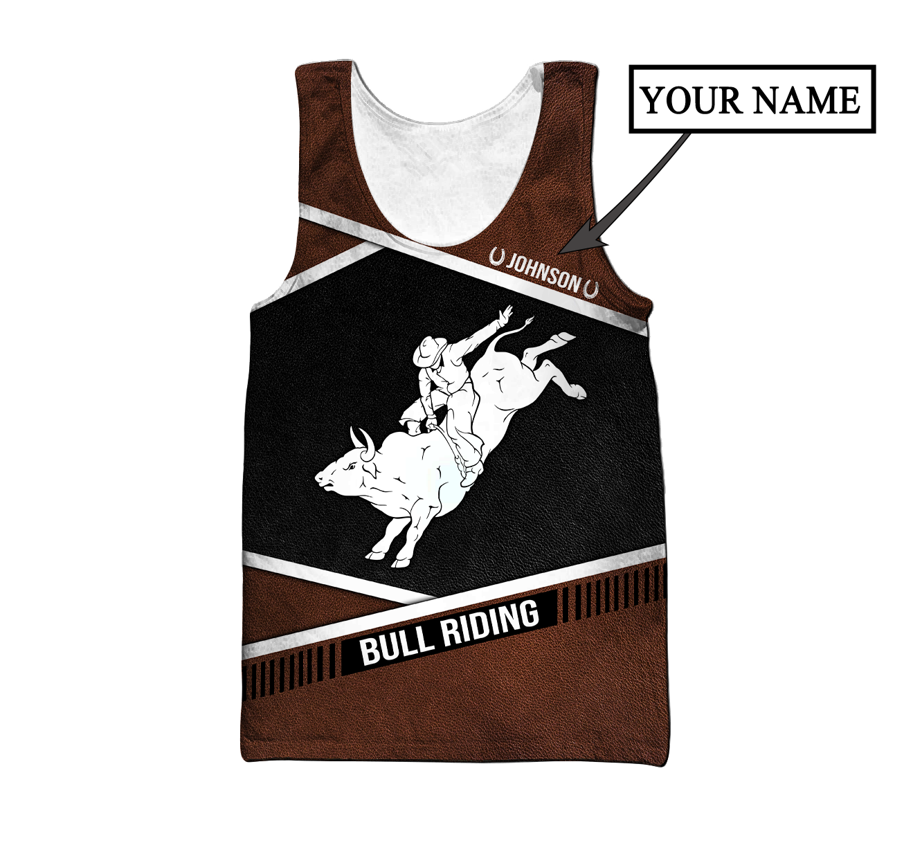Customize Name Bull Riding 3D All Over Printed Unisex Shirts Love Bull