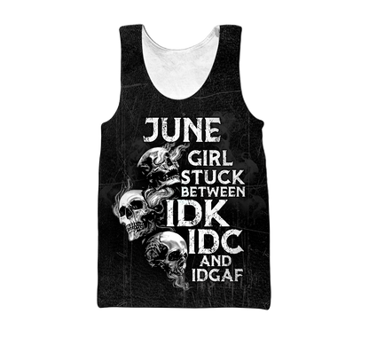 Customize Name Skull Hoodie For Men And Women TNA26042101.S1
