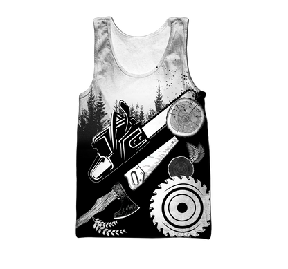 Premium Chainsaw And Wood Arborist All Over Printed Shirts For Men And Women MEI