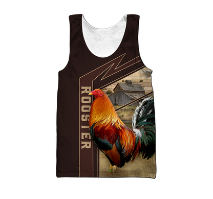 Personalized Rooster 3D Printed Unisex Shirts TNA04062104