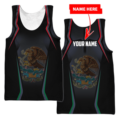 Persionalized Mexico 3D All Over Printed Hoodie