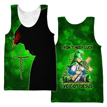 Irish Jesus 3D All Over Printed Unisex Shirts For Men And Women