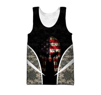 American 3D Over Printed Unisex Deluxe Hoodie ML MH25052102