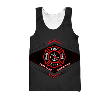 Customize Name Firefighter Hoodie For Men And Women MH22032102
