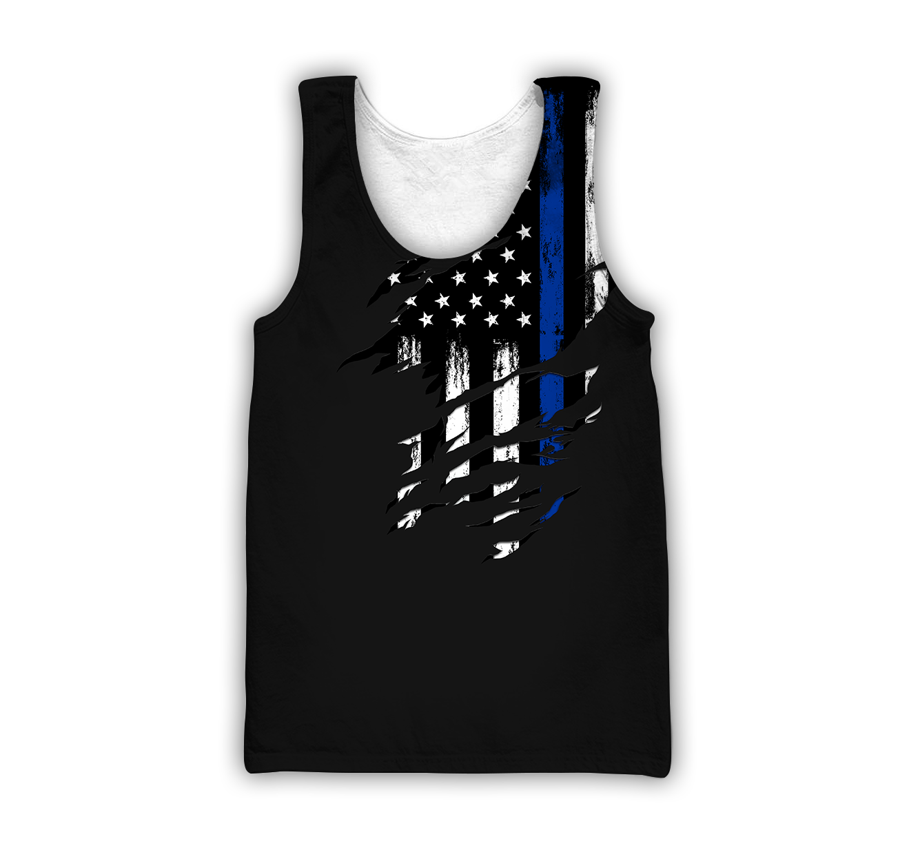 Thin Blue Line apparel US Law Enforcement custom name design 3d print shirts Proud Military