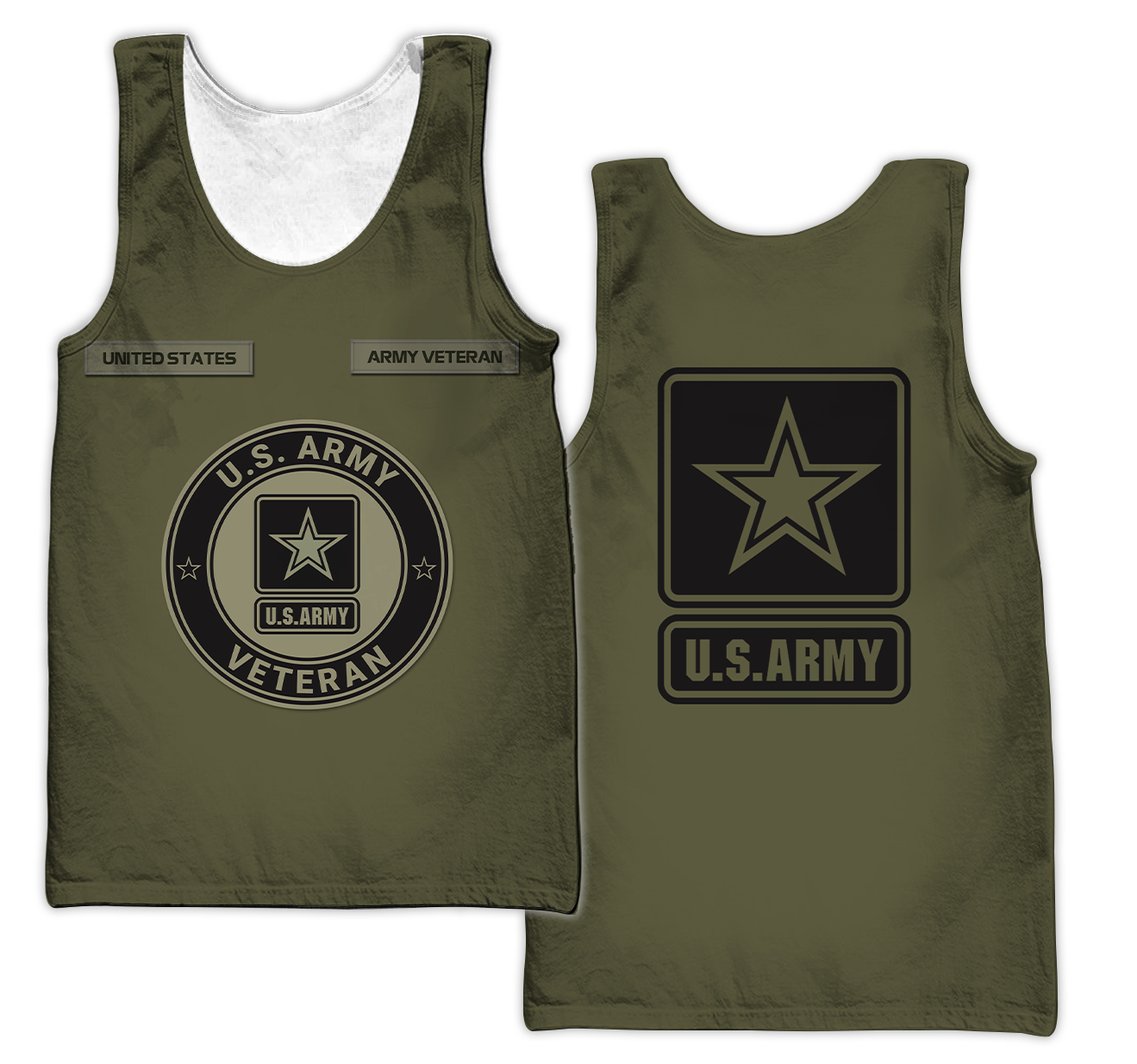 Personalized Name US Army 3D All Over Printed Shirts