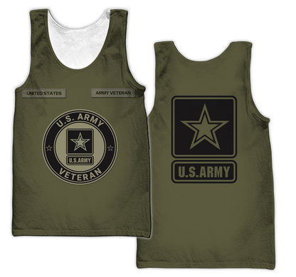 Personalized Name US Army 3D All Over Printed Shirts