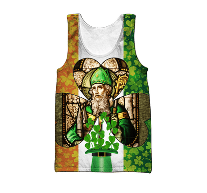 Custom name Ireland Saint Patrick's Day 3D Design print shirts