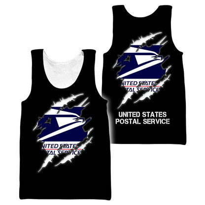 Premium USPS Unisex 3D All Over Printed Shirts MEI