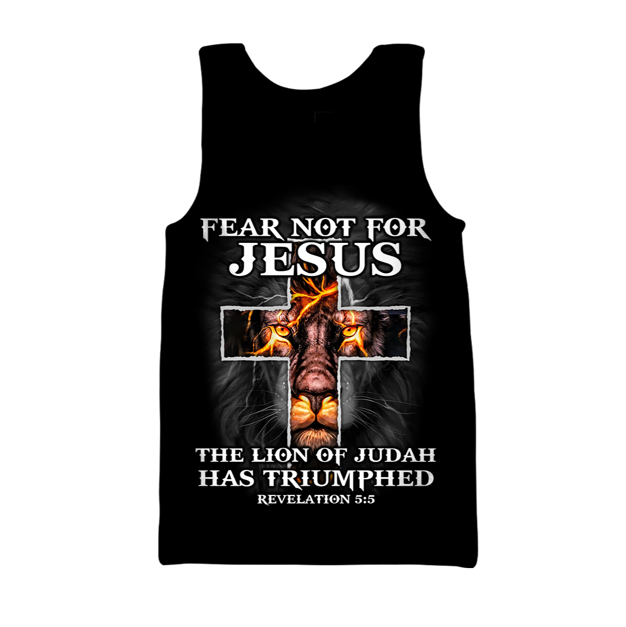 Faith in God Lightning Lion - Christian - 3D All Over Printed Style for Men and Women