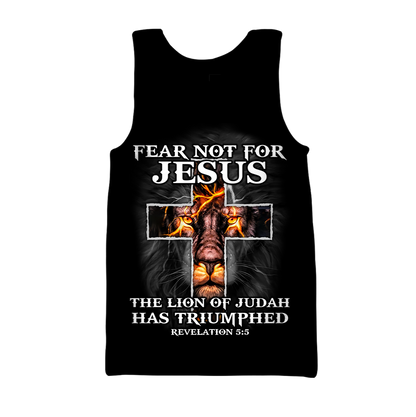Faith in God Lightning Lion - Christian - 3D All Over Printed Style for Men and Women