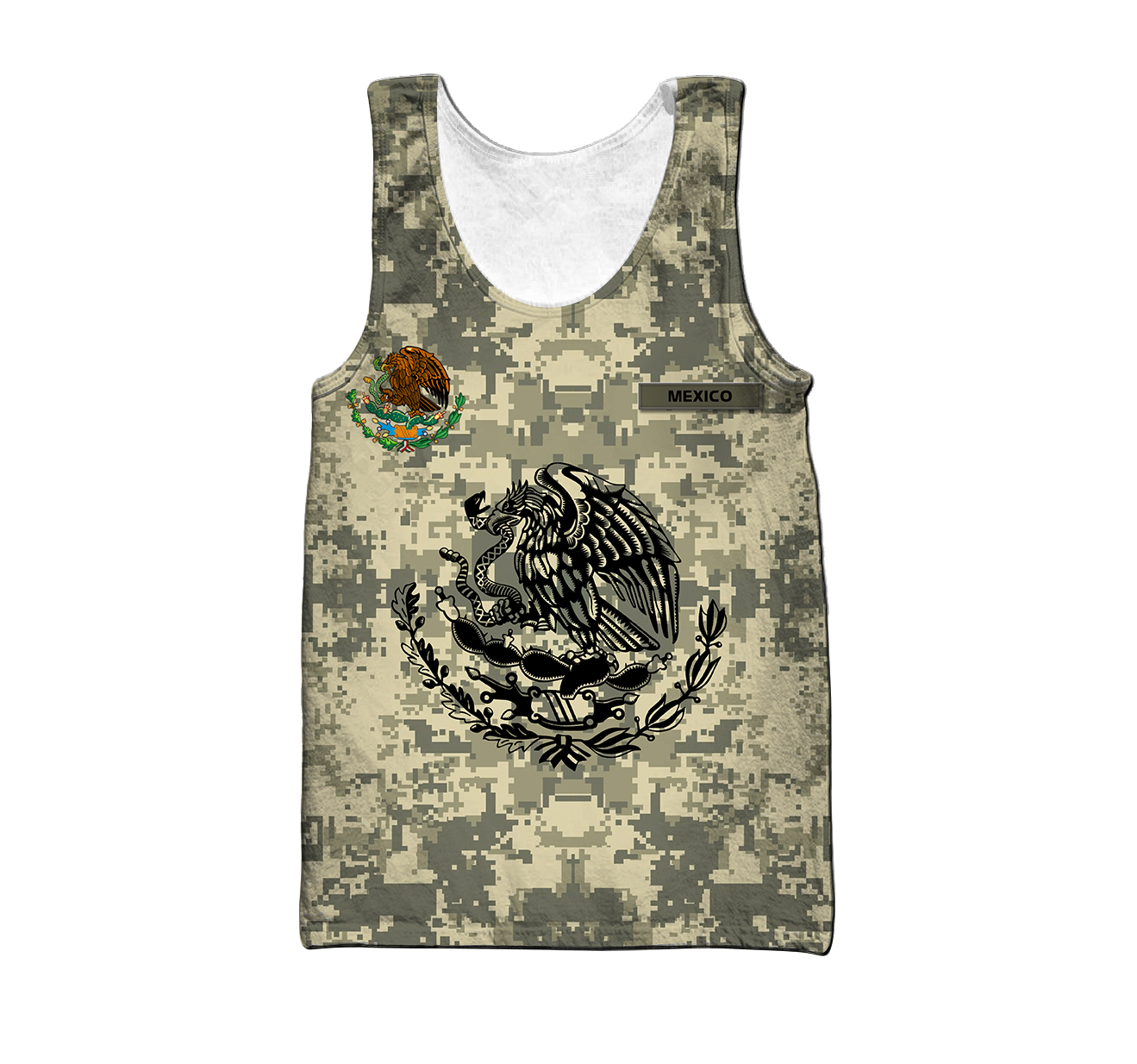 Personalized Mexican Army 3D All Over Printed Hoodies