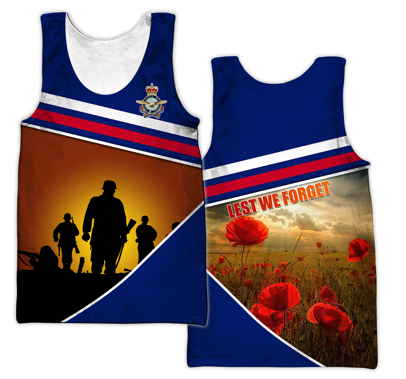 Lest We Forget Anzac Day 3D All Over Printed