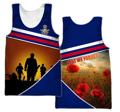 Lest We Forget Anzac Day 3D All Over Printed