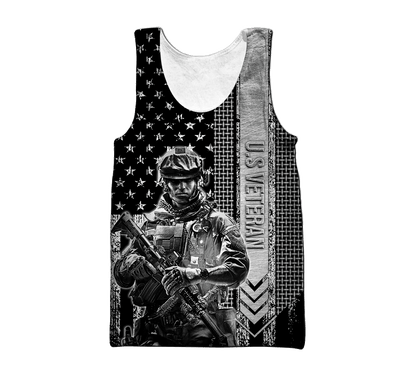 US Army Veteran Camo 3D All Over Printed