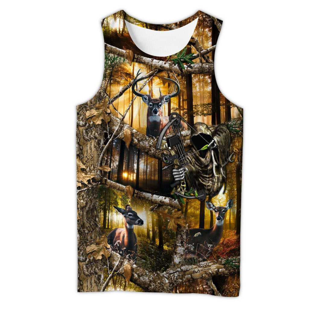 Premium Personalized Name Hunting 3D All Over Printed Unisex Shirts
