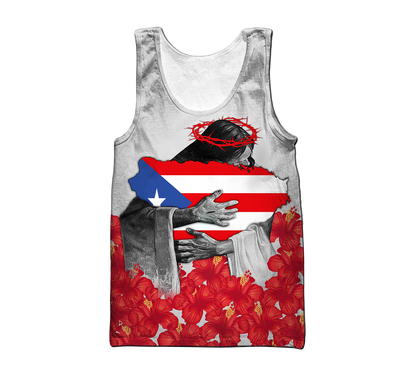 Customize Name Puerto Rico Hoodie For Men And Women