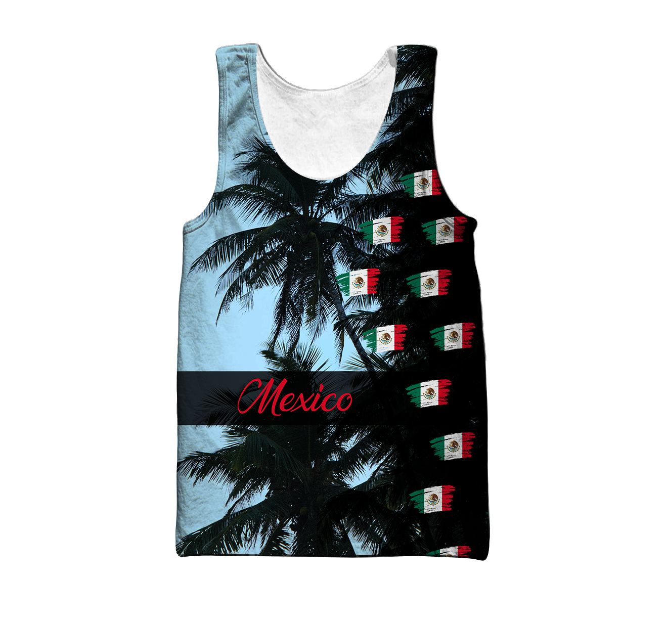 Mexico 3D All Over Printed Unisex Hoodie