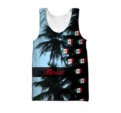 Mexico 3D All Over Printed Unisex Hoodie