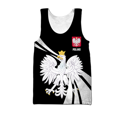 Personalized Polska 3D All Over Printed Unisex Hoodie