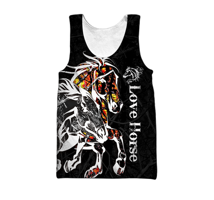 Horse 3D All Over Printed Shirts For Men and Women