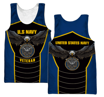 U.S Navy veteran Eagle Pride design 3d print shirts Proud Military