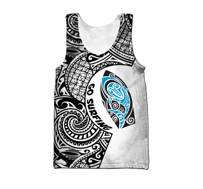 Amazing Polynesian Go Surfing Personalized Unisex Deluxe Hoodie ML