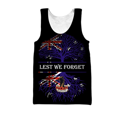 Premium Anzac Day 3D All Over Printed Unisex Shirts