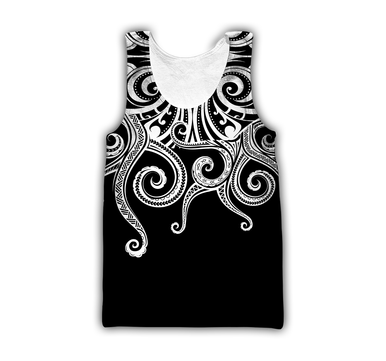 Premium Unisex Hoodie Polynesian Octopus Tattoo ML