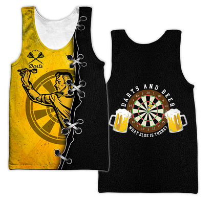 Darts Player No 7 Personalized Name 3D All Over Printed Unisex Hoodie