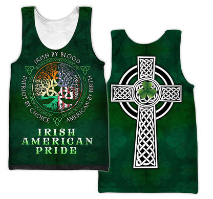 Irish American Pride Saint Patrick's Day 3D All Over Printed Shirts For Men And Women TN