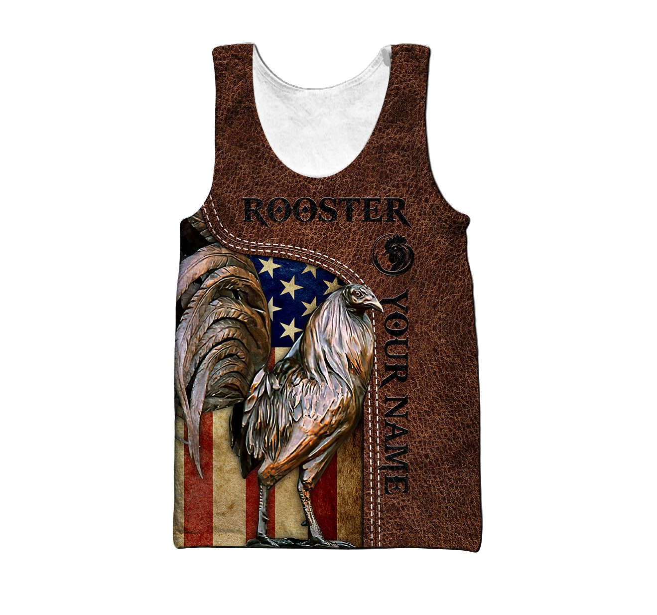 Personalized American Rooster 3D Printed Unisex Shirt