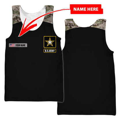 Personalized Name - The United States Army 3D All Over Printed Shirts