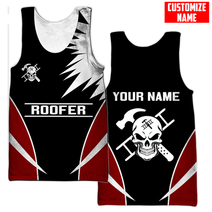 Premium 3D Printed Personalized Roofer Shirts MEI