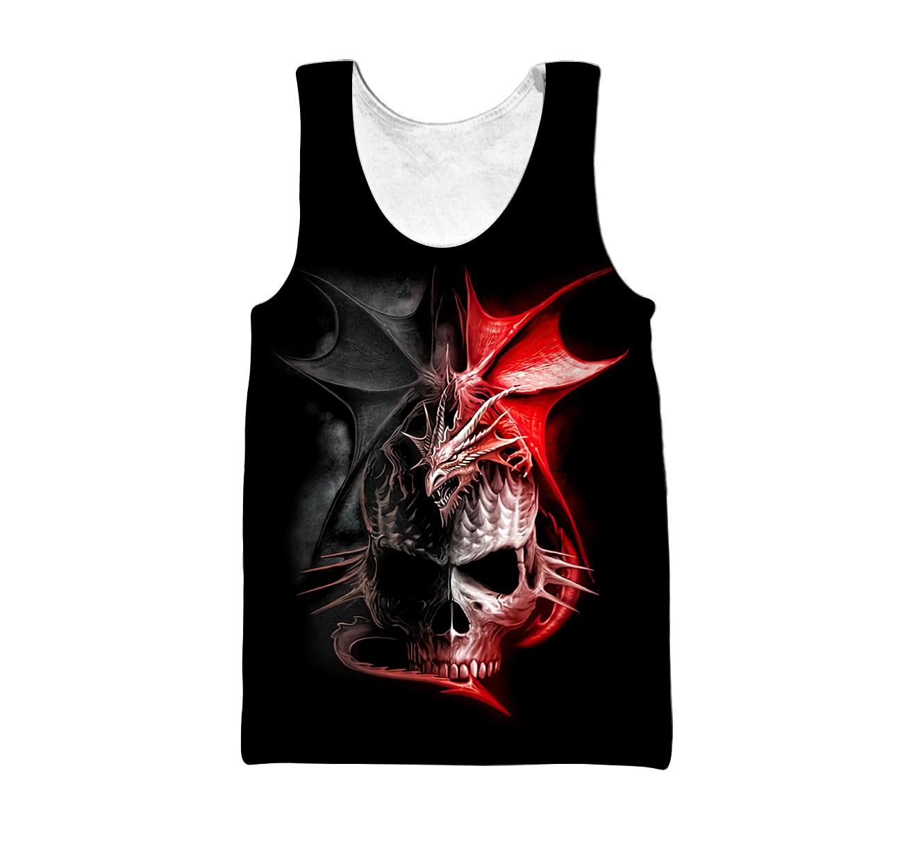 Dragon Skull 3D Hoodie Shirt For Men And Women Custom Name