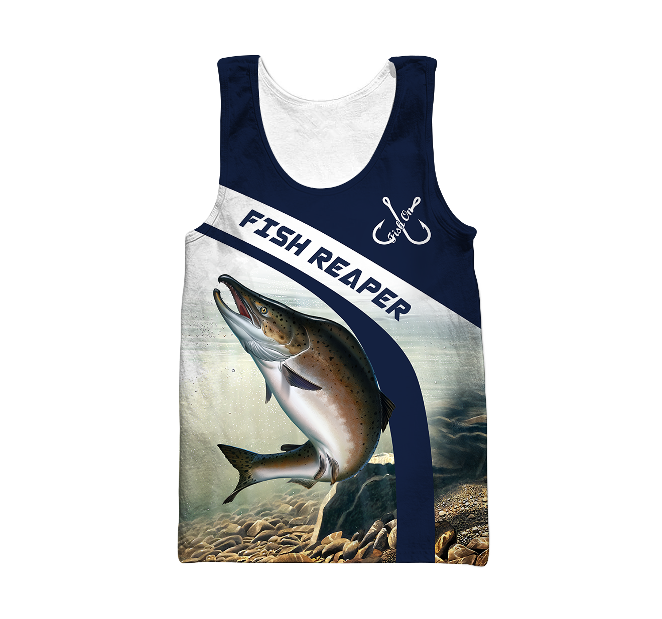 Custom name Trout-Salmon fishing design 3d print shirts