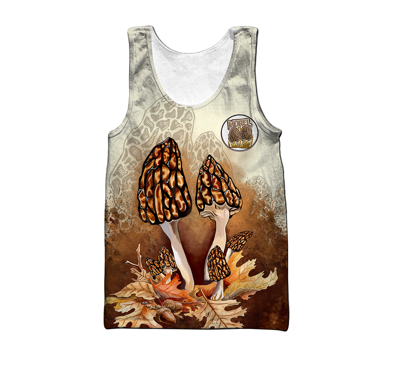 Morel mushrooms hunter 3d print shirts